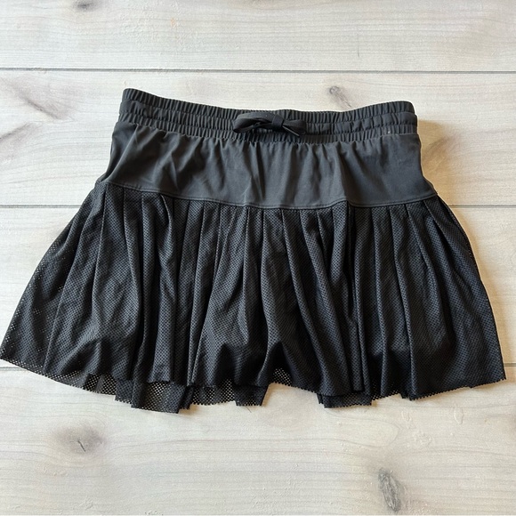 JoyLab Pants - JoyLab Black Athletic Mesh Pleated Skort